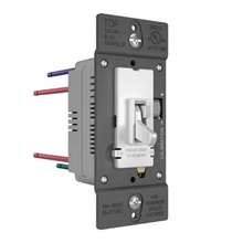 TradeMaster® 0-10V Fluorescent/LED Single Pole/3-Way Toggle Slide Dimmer, Preset, Tri-Color TradeMaster® 0-10V Fluorescent/LED Single Pole/3-Way Toggle Slide Dimmer, Preset, Tri-Color