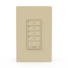Wattstopper PLUS Wired Standard Switch, 4B 1R, Ivory