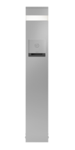 Charging Station with Area Light, 3-Gang, (1) Duplex GFCI, (2) 4-Port USB-A Outlets - Silver Charging Station with Area Light, 3-Gang, (1) Duplex GFCI, (2) 4-Port USB-A Outlets - Silver