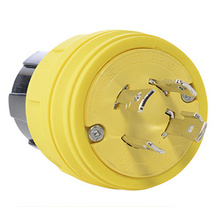 Turnlok® 28W76 Watertight NEMA 4X/6P Locking Plug,Yellow Turnlok® 28W76 Watertight NEMA 4X/6P Locking Plug,Yellow