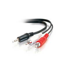 6ft (1.8m) Value Series™ One 3.5mm Stereo Male to Two RCA Stereo Male Y-Cable 6ft (1.8m) Value Series™ One 3.5mm Stereo Male to Two RCA Stereo Male Y-Cable