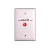 Remote Test Switch on Single Gang Plate Remote Test Switch on Single Gang Plate