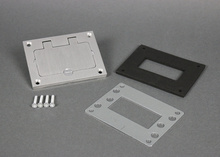 Omnibox® Rectangular Aluminum GFI Cover Plate Omnibox® Rectangular Aluminum GFI Cover Plate