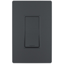 radiant® 15A Single-Pole Switch, Graphite