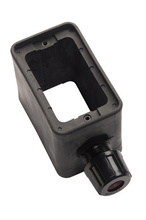 1-Grip, Standard Depth Rubber Portable Outlet Box, Black 1-Grip, Standard Depth Rubber Portable Outlet Box, Black