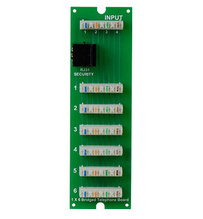 1x6 Telephone Board with RJ31X for MDU enclosure 1x6 Telephone Board with RJ31X for MDU enclosure