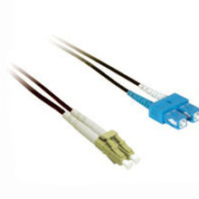 32.8ft (10m) LC-SC 50/125 OM2 Duplex Multimode PVC Fiber Optic Cable - Black 32.8ft (10m) LC-SC 50/125 OM2 Duplex Multimode PVC Fiber Optic Cable - Black
