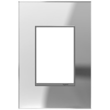 adorne® Mirror 1-Gang+ Screwless Wall Plate