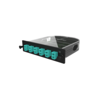 Q-Series Splice Cassette 12 Single Fiber, LC Duplex, OM4, Ultra Performance