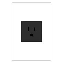 adorne® 15A Single Tamper-Resistant Outlet, Graphite