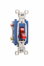 Industrial Extra Heavy Duty Specification Grade Switch, Lighted When On, Back and Side Wire, Red Industrial Extra Heavy Duty Specification Grade Switch, Lighted When On, Back and Side Wire, Red