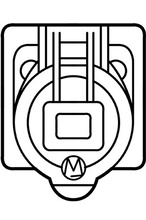 Discontinued - Discontinued - Pin and Sleeve Surface Receptacle