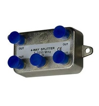 4-Way 2GHz Vertical Coax Splitter 4-Way 2GHz Vertical Coax Splitter