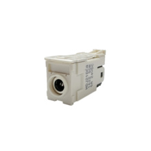Clarity High Density Jack (HDJ) DC Barrel Plug Jack to Captive Screw Terminal, Fog White Clarity High Density Jack (HDJ) DC Barrel Plug Jack to Captive Screw Terminal, Fog White