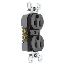 Trademaster® 15A/125V North American Compliant Tamper-Resistant Duplex Receptacle, Brown Trademaster® 15A/125V North American Compliant Tamper-Resistant Duplex Receptacle, Brown