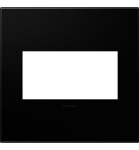 adorne® Black Ink 2-Gang Screwless Wall Plate