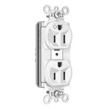 PlugTail® Tamper-Resistant Heavy Duty Spec Grade Plug Load Controllable Receptacle, 15A, 125V, White PlugTail® Tamper-Resistant Heavy Duty Spec Grade Plug Load Controllable Receptacle, 15A, 125V, White