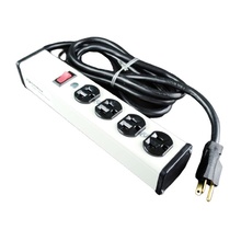 Plug-In Outlet Center Unit / 120V/20A/4 O/L /lighted switch/15' cord