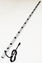 CabinetMate Plug-In Outlet Center Unit / 120V/20A / 77" long / 12 O/L / 6' cord / Computer Grade Surge