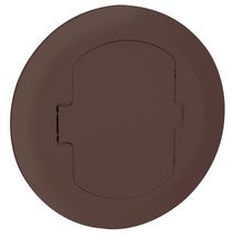 Tamper-Resistant Thermoplastic Floor Box Cover, Brown Tamper-Resistant Thermoplastic Floor Box Cover, Brown