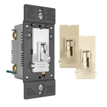 TradeMaster® Tru-Universal Single Pole/3-Way Toggle Slide Dimmer, Preset, Tri-Color TradeMaster® Tru-Universal Single Pole/3-Way Toggle Slide Dimmer, Preset, Tri-Color