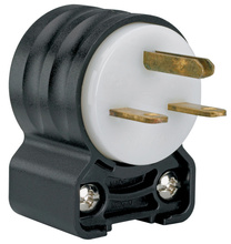 Extra-Hard Use (EHU) Angled Devices - Plug, Black and White Extra-Hard Use (EHU) Angled Devices - Plug, Black and White