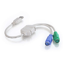Discontinued - 1ft (0.3m) USB to PS/2 Keyboard/Mouse Adapter Cable
