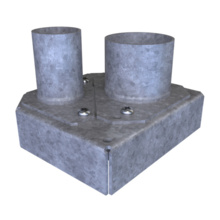 Bottom Housing Assembly with 1" and 1 1/2" feeds. Bottom Housing Assembly with 1" and 1 1/2" feeds.