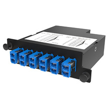 Infinium Core M4 Cassette - 12 Fiber - LC Duplex to MPOM - OS2 - Universal Polarity