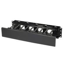Discontinued - 2U Single-Sided Horizontal Cable Management Panel (TAA Compliant)