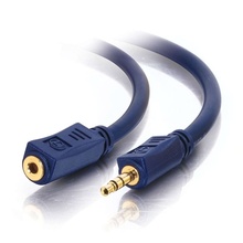 6ft (1.8m) Velocity™ 3.5mm M/F Stereo Audio Extension Cable 6ft (1.8m) Velocity™ 3.5mm M/F Stereo Audio Extension Cable