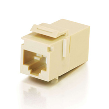 RJ45 (8P8C) Coupler Keystone Insert Module - Ivory RJ45 (8P8C) Coupler Keystone Insert Module - Ivory