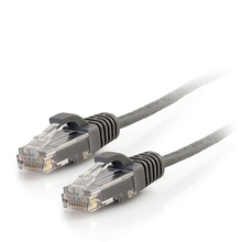 3ft (0.9m) Cat6 Snagless Unshielded (UTP) Slim Ethernet Network Patch Cable - Gray 3ft (0.9m) Cat6 Snagless Unshielded (UTP) Slim Ethernet Network Patch Cable - Gray