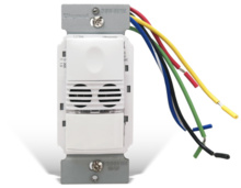 Dual Technology Wall Switch Vacancy Sensor, 120/277V, White Dual Technology Wall Switch Vacancy Sensor, 120/277V, White