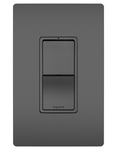 radiant® Two Single Pole/3-Way Switches, Black