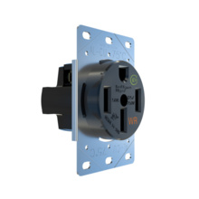 50A Weather-Resistant Electrical Outlet for EV Chargers 50A Weather-Resistant Electrical Outlet for EV Chargers
