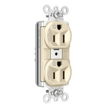 PlugTail® Heavy Duty Spec Grade Plug Load Controllable Receptacle, 15A, 125V, Light Almond