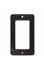 1-Gang Industrial Grade GFCI Portable Outlet Cover Plate, Black 1-Gang Industrial Grade GFCI Portable Outlet Cover Plate, Black
