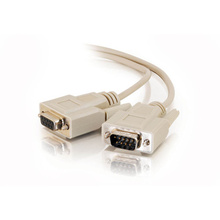 6ft (1.8m) DB9 M/F Serial RS232 Extension Cable - Beige 6ft (1.8m) DB9 M/F Serial RS232 Extension Cable - Beige
