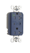 Tamper-Resistant Isolated Ground Surge Protective Duplex Receptacle, Blue Tamper-Resistant Isolated Ground Surge Protective Duplex Receptacle, Blue
