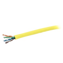 1000ft (304.8m) Cat5e Bulk Unshielded (UTP) Ethernet Network Cable with Stranded Conductors - In-Wall CM-Rated (TAA Compliant) - Yellow 1000ft (304.8m) Cat5e Bulk Unshielded (UTP) Ethernet Network Cable with Stranded Conductors - In-Wall CM-Rated (TAA Compliant) - Yellow