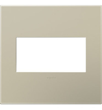 adorne® Titanium 2-Gang Screwless Wall Plate