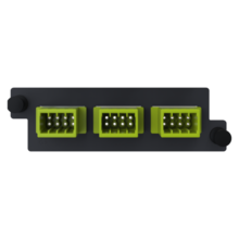 Infinium acclAIM, Fiber Conversion Adapter Panels, 24 Fiber, Lime Green