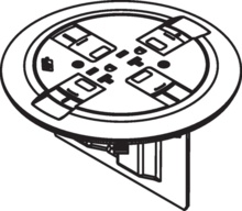 Ratchet-Pro Series Multiple Service Floor Box Cover Kit