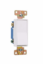 15A 347V Specification Grade Decorator Switch, White 15A 347V Specification Grade Decorator Switch, White