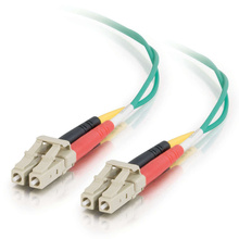 6.6ft (2m) LC-LC 62.5/125 OM1 Duplex Multimode Fiber Optic Cable - Plenum CMP-Rated - Green 6.6ft (2m) LC-LC 62.5/125 OM1 Duplex Multimode Fiber Optic Cable - Plenum CMP-Rated - Green