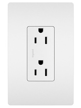 radiant® Self-Grounding Outlet, White radiant® Self-Grounding Outlet, White