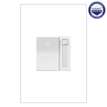 Discontinued - adorne® 450W CFL/LED Paddle Dimmer, White, with Microban®