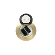 4In Prewired Flush Style Poke-Thru Satin Brass 4In Prewired Flush Style Poke-Thru Satin Brass