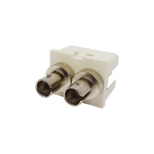TracJack Module, 2-ST Single mode or Multi Mode OM3/4, Ceramic, Fog White TracJack Module, 2-ST Single mode or Multi Mode OM3/4, Ceramic, Fog White